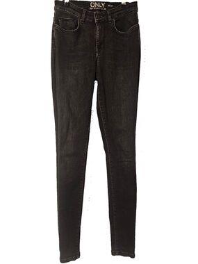 5/$50 Only Black High-Rise Skinny Jeans - Women